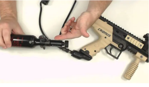 how to disassemble a paintball gun