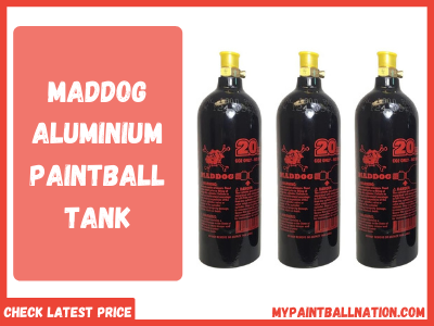 Maddog 20 Oz Refillable Aluminum CO2 paintball tank